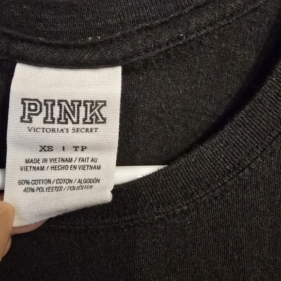 Black and Blue Women Shirt by PINK Victoria's Secret - Picture 3 of 3